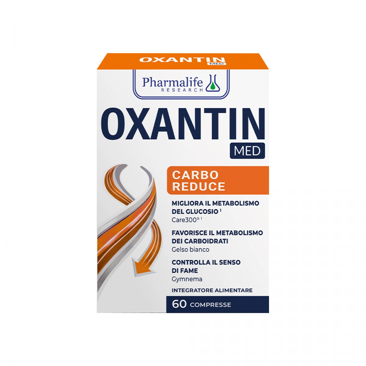 Дієтична добавка для метаболізму глюкози та вуглеводів Oxantin Розщеплення вуглеводів, 60 т