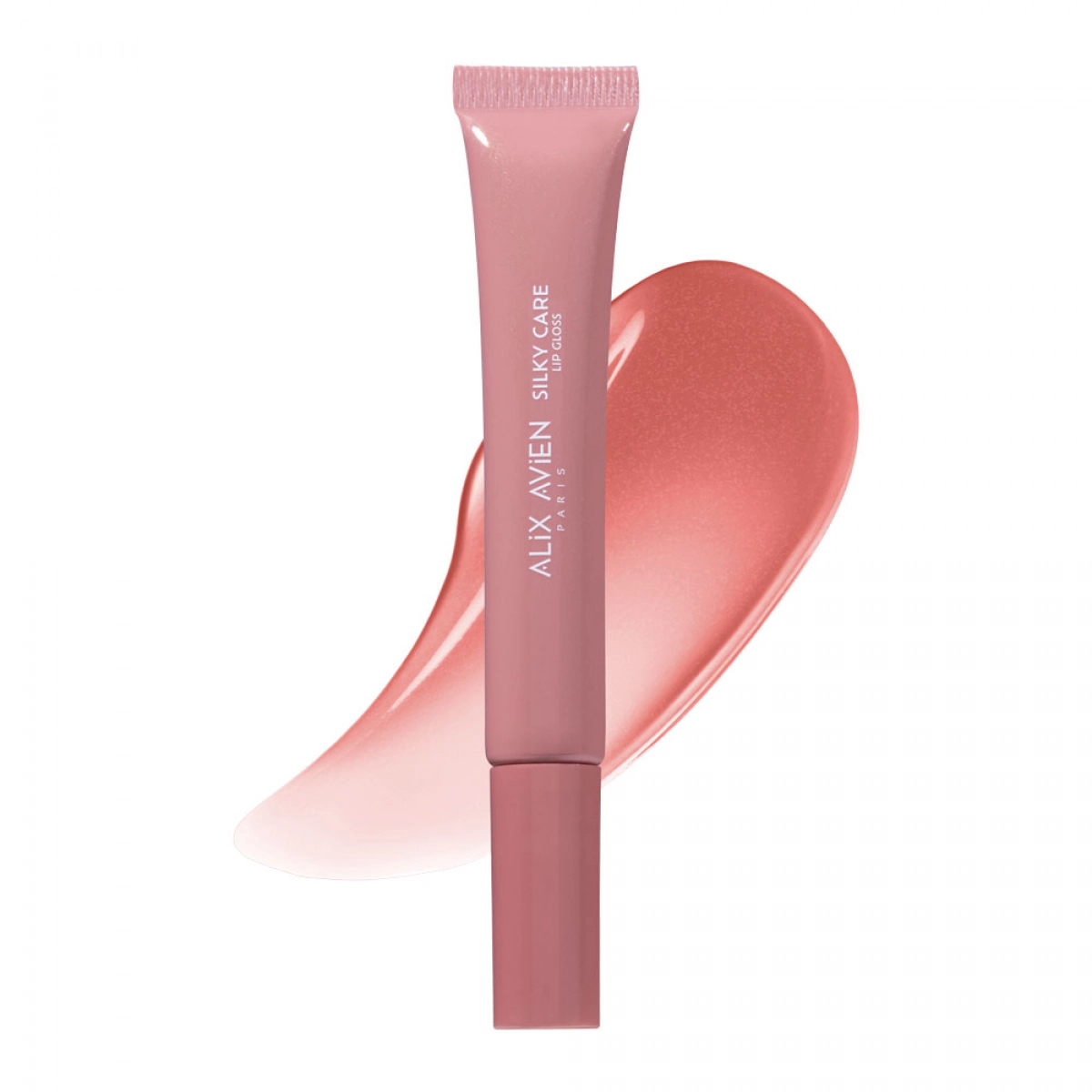 Глянцевий блиск для губ з мяким аплікатаром Alix Avien 303 Salmon Pink, 12 мл