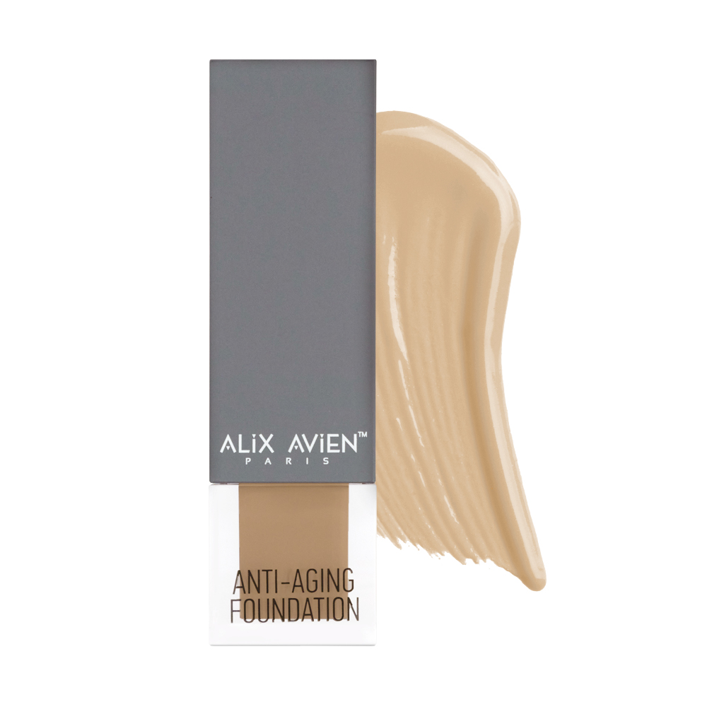 Омолоджувальна тональна основа Spf 15 Alix Avien, 504 Natural Beige, 35 мл Лівеста