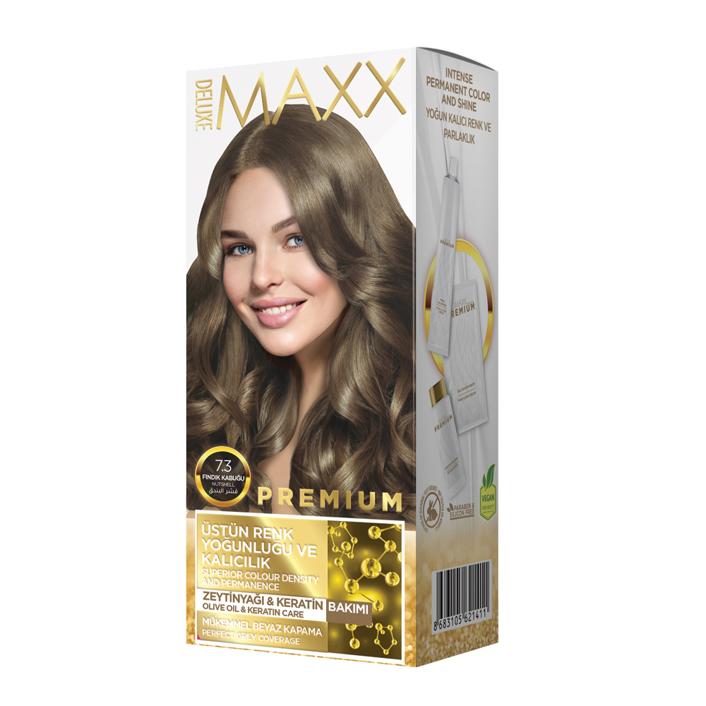 Фарба для волосся Maxx Deluxe 7.3 Лісовий горіх, 50мл50мл10мл