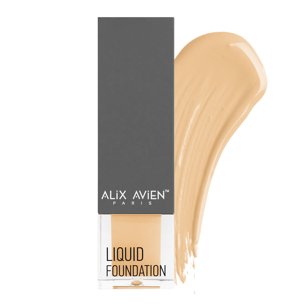 Рідка тональна основа Spf 35 Alix Avien, 302 Ochre Beige, 35 мл Лівеста