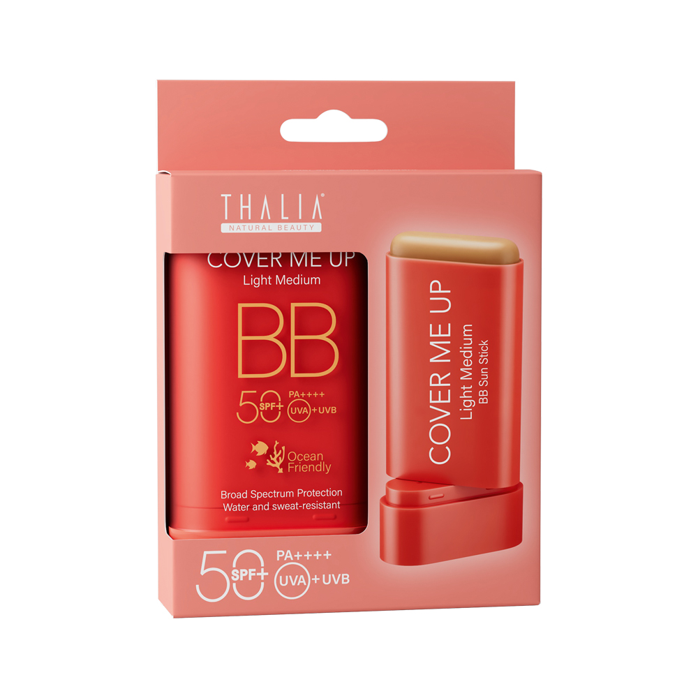 Сонцезахисний ВВ крем-стік для обличчя Spf 50 Thalia Light Medium, 20 мл Лівеста