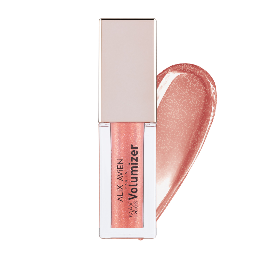 Блиск для губ з ефектом обєму Alix Avien 212 Glazed Peach, 3,5 мл Лівеста