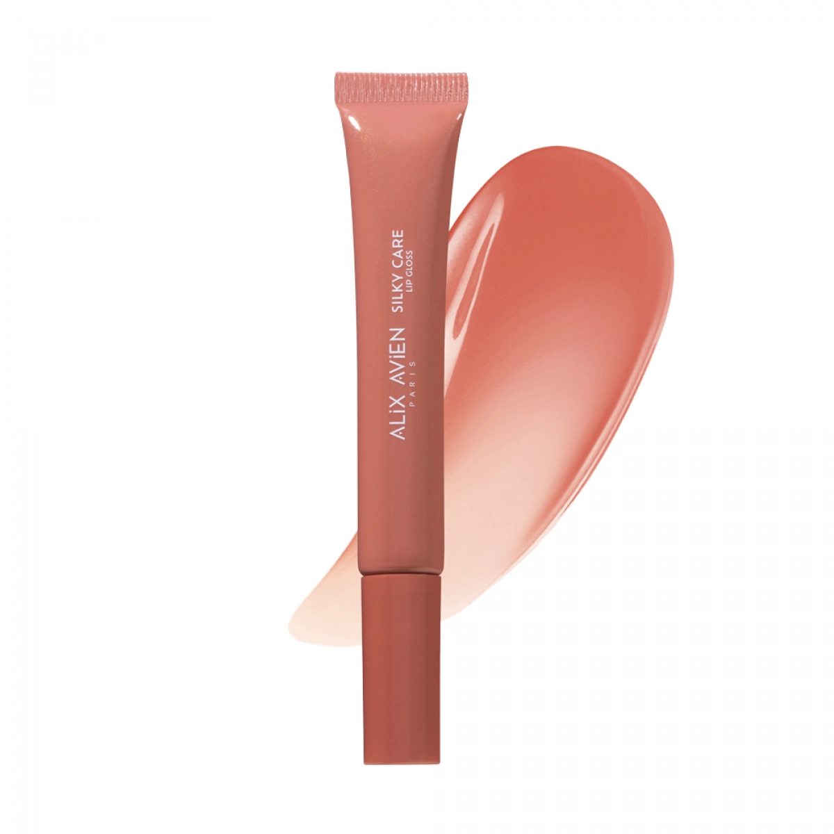 Глянцевий блиск для губ з мяким аплікатаром Alix Avien 305 Pink Terracotta, 12 мл Лівеста