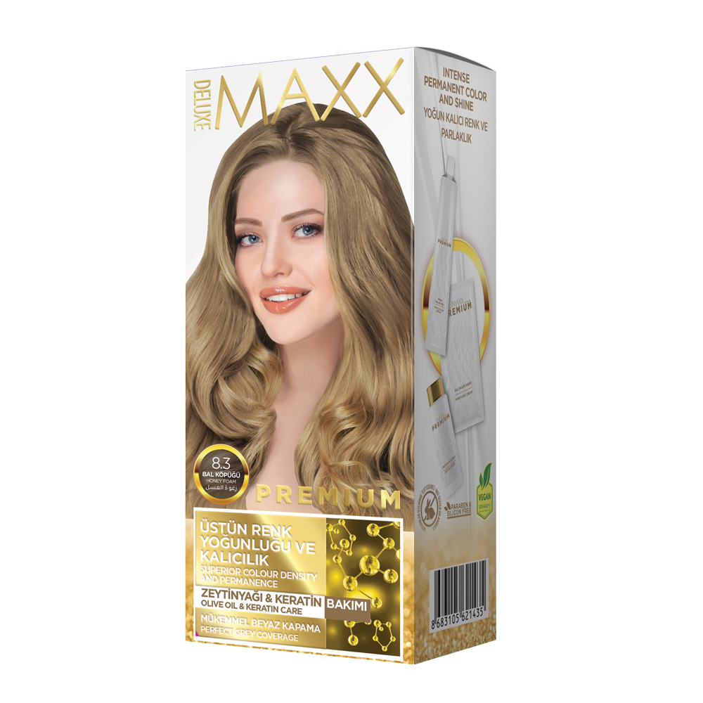 Фарба для волосся Maxx Deluxe 8.3 Медова піна, 50мл50мл10мл Лівеста