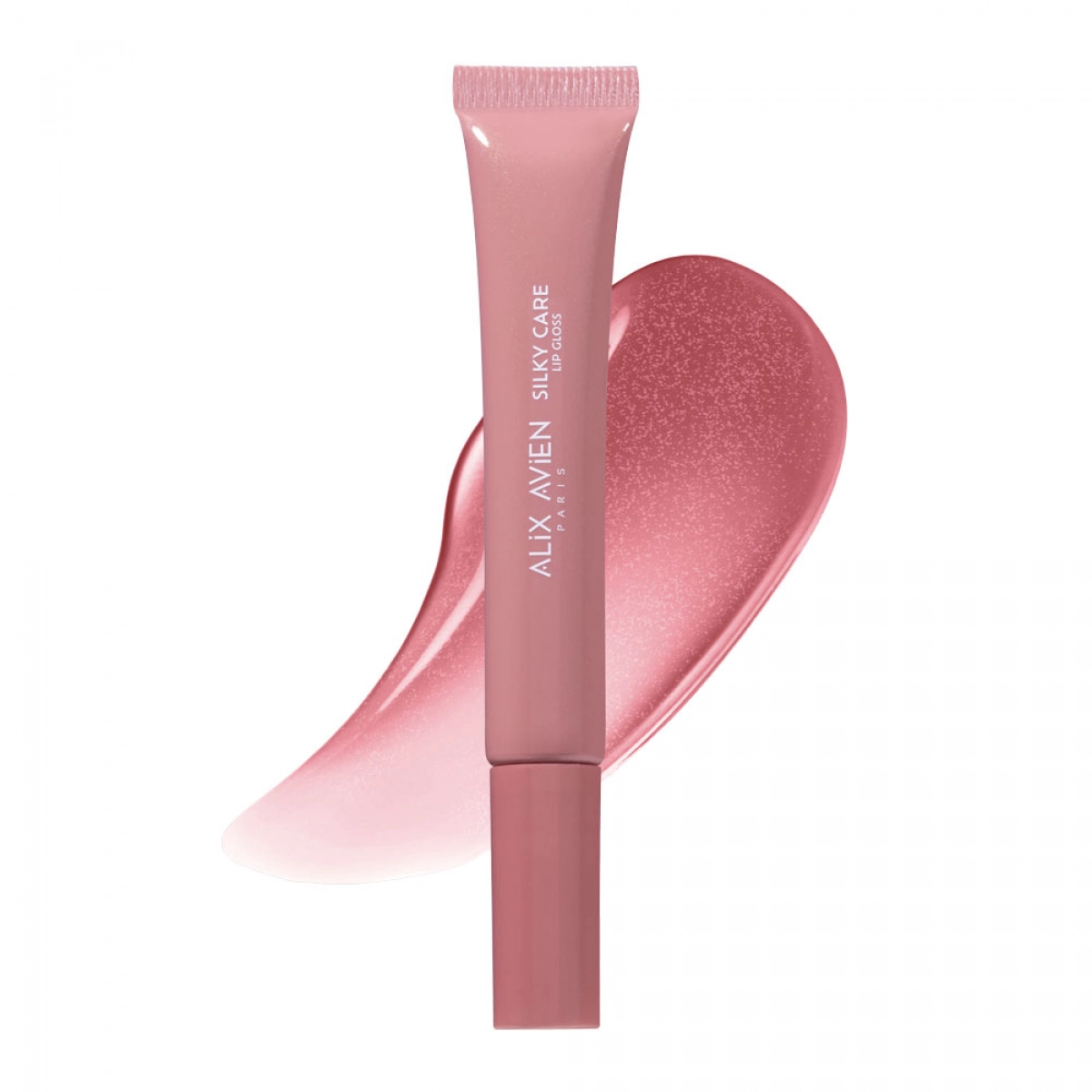 Глянцевий блиск для губ з мяким аплікатаром Alix Avien 306 Glitters in Pink, 12 мл Лівеста